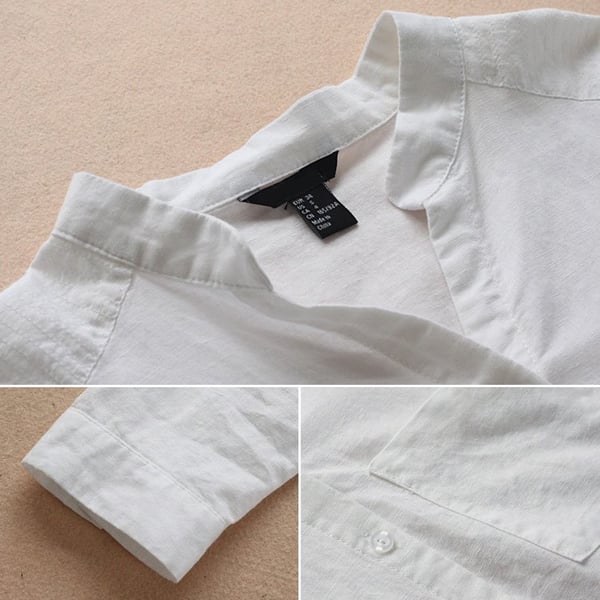 Elena® | Lässiges, lockeres Hemd aus Leinen-Baumwolle