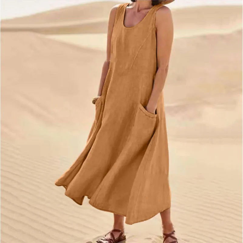 Isabelle® | Lässige Locker sitzende lange Sommerkleider für Frauen