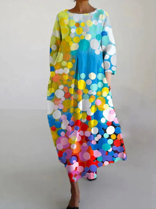 Zarah® | Wunderschönes bunt bedrucktes Kleid