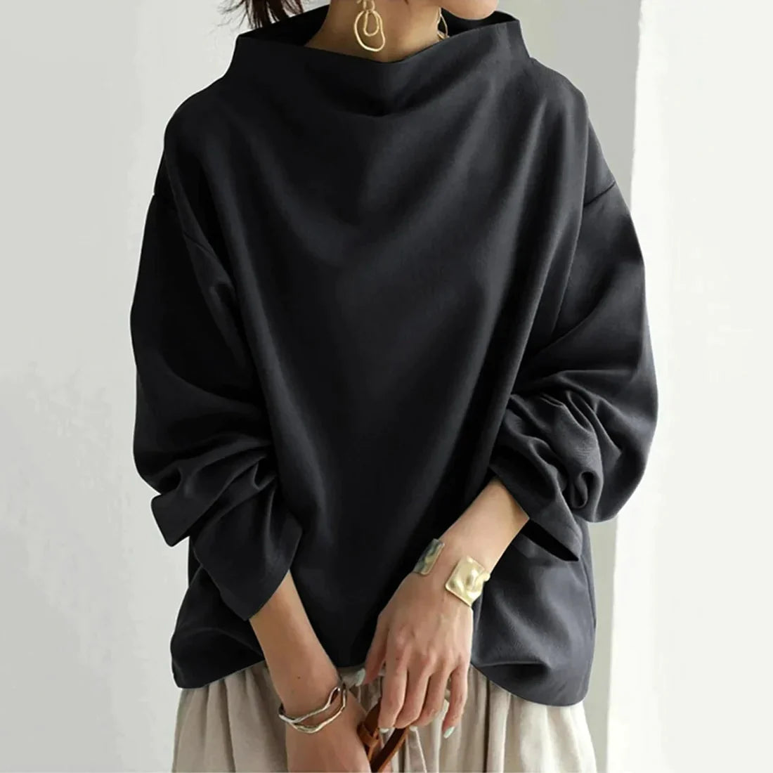 Mara ®| Eleganter und stilvoller langärmeliger Pullover