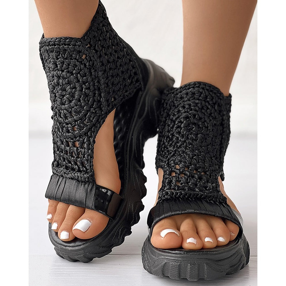 Allen® |  Bequeme und schicke geflochtene Sandale