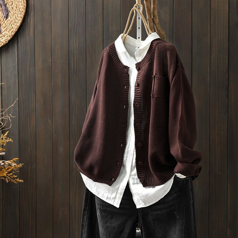Tricia® | Strickjacke aus Baumwolle für Damen Herbstkleidung
