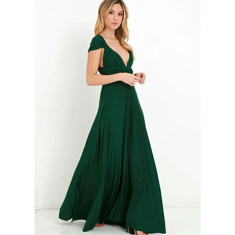 Kara®| Sexy Women Multiway Wrap Convertible Boho Maxi Long Kleid